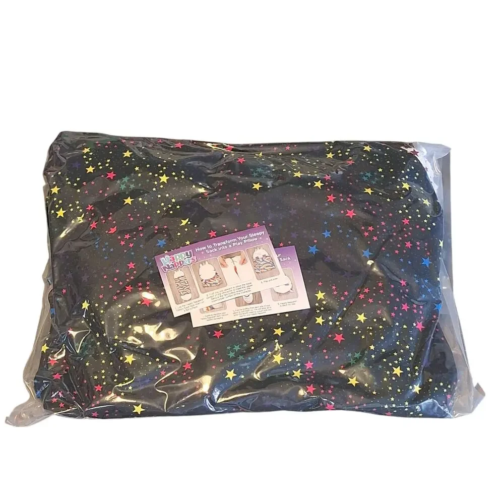 New Happy Nappers Sleeping Bag with Pillow Medium 54 x 20 Shimmer Unicorn